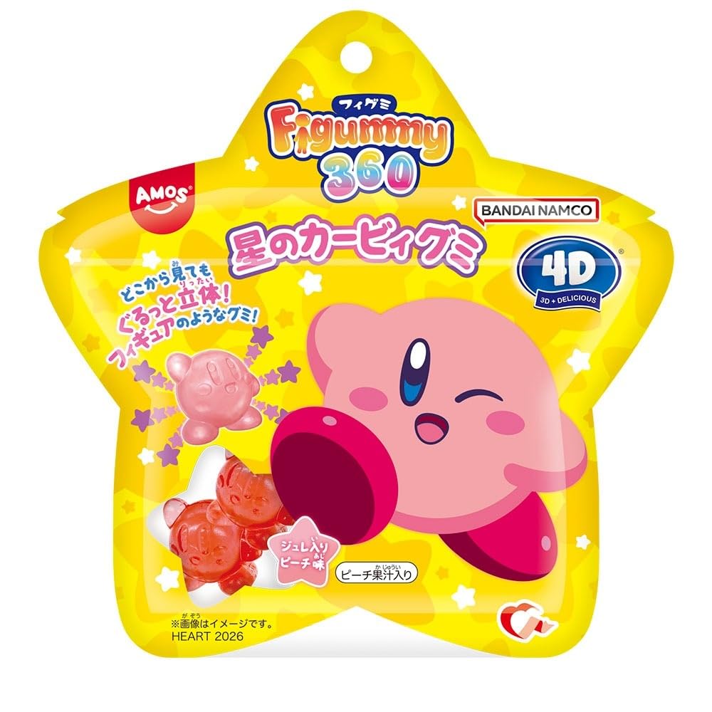 Amazon | ハート Figummy360 星のカービィ 38g×10個 | ハート | グミ 通販